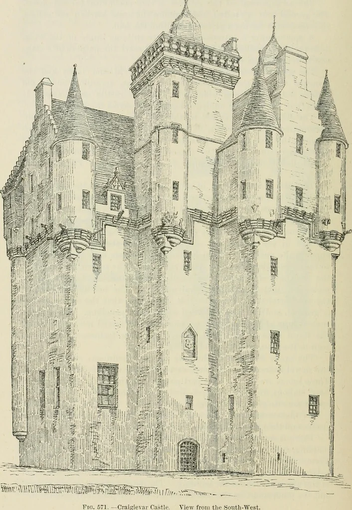 An illustration from The castellated and domestic architecture of Scotland, from the twelfth to the eighteenth century, 1887, leaf 121