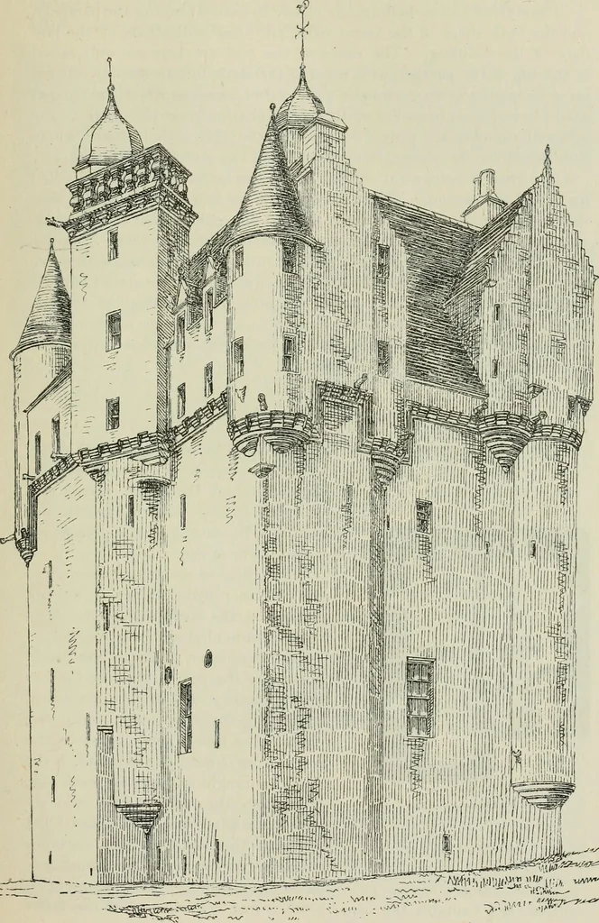 An illustration from The castellated and domestic architecture of Scotland, from the twelfth to the eighteenth century, 1887, leaf 122