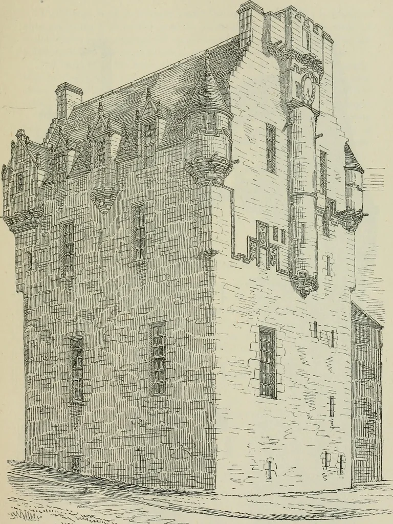 An illustration from The castellated and domestic architecture of Scotland, from the twelfth to the eighteenth century, 1887, leaf 126