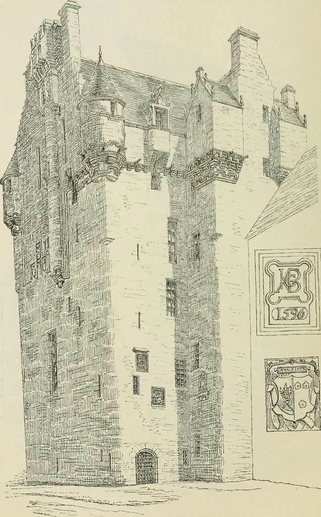 An illustration from The castellated and domestic architecture of Scotland, from the twelfth to the eighteenth century, 1887, leaf 127