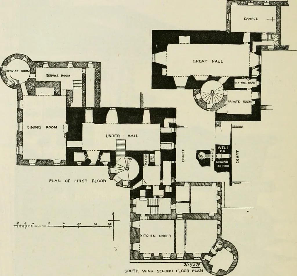 An illustration from The castellated and domestic architecture of Scotland, from the twelfth to the eighteenth century, 1887, leaf 131