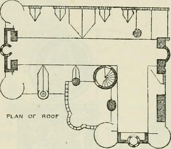 An illustration from The castellated and domestic architecture of Scotland, from the twelfth to the eighteenth century, 1887, leaf 136