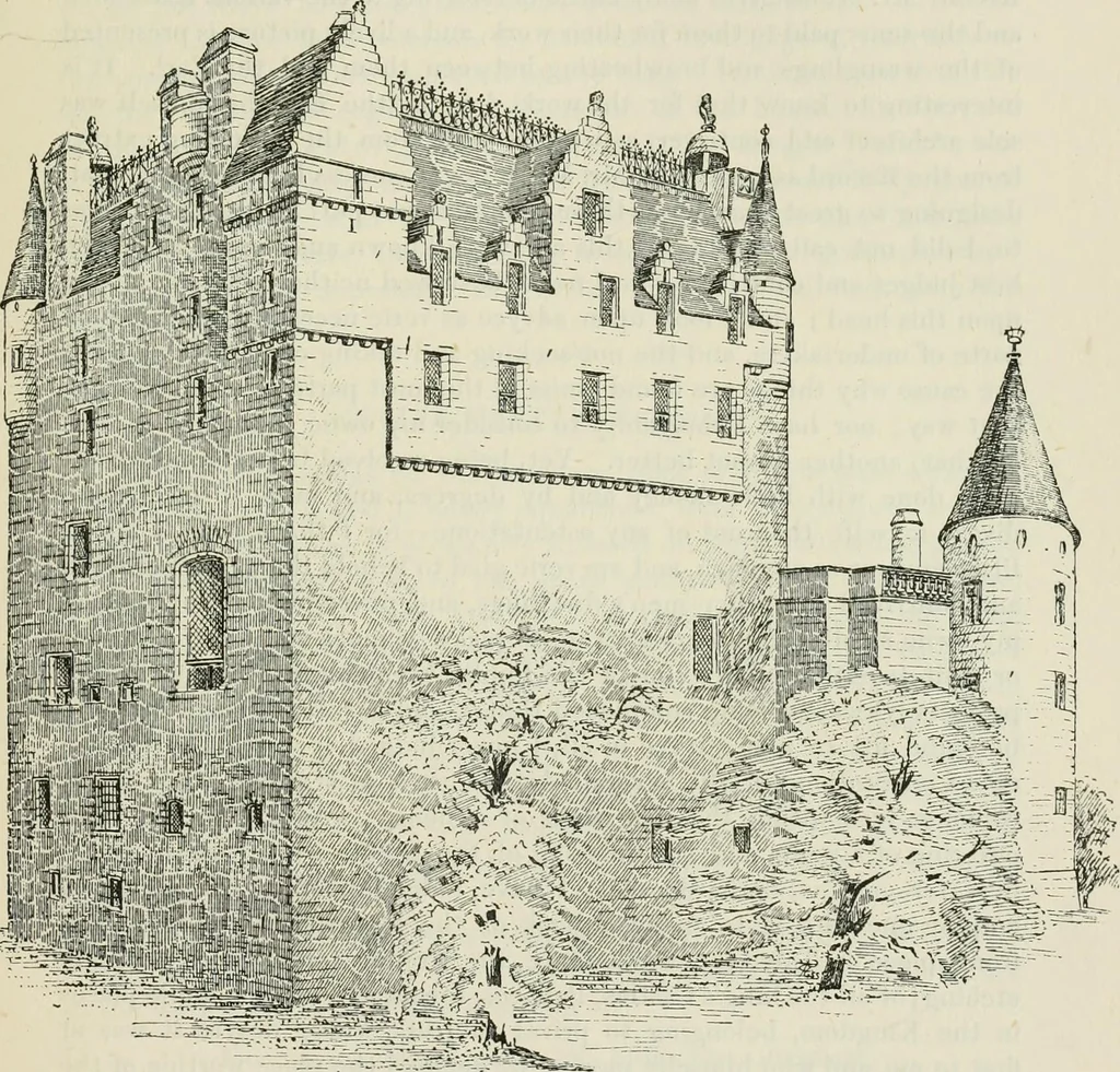 An illustration from The castellated and domestic architecture of Scotland, from the twelfth to the eighteenth century, 1887, leaf 138