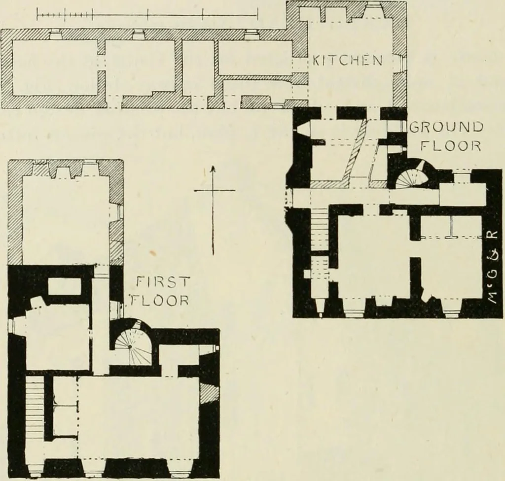 An illustration from The castellated and domestic architecture of Scotland, from the twelfth to the eighteenth century, 1887, leaf 149