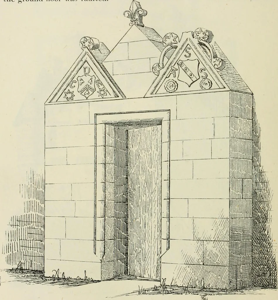 An illustration from The castellated and domestic architecture of Scotland, from the twelfth to the eighteenth century, 1887, leaf 151