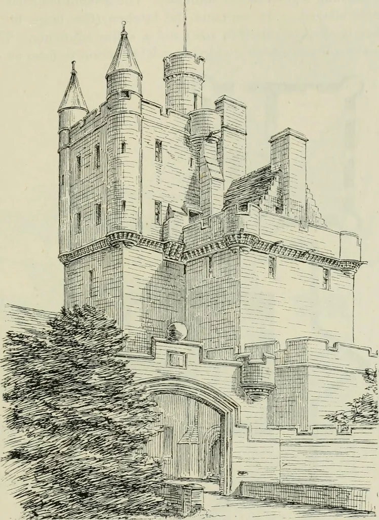 An illustration from The castellated and domestic architecture of Scotland, from the twelfth to the eighteenth century, 1887, leaf 154