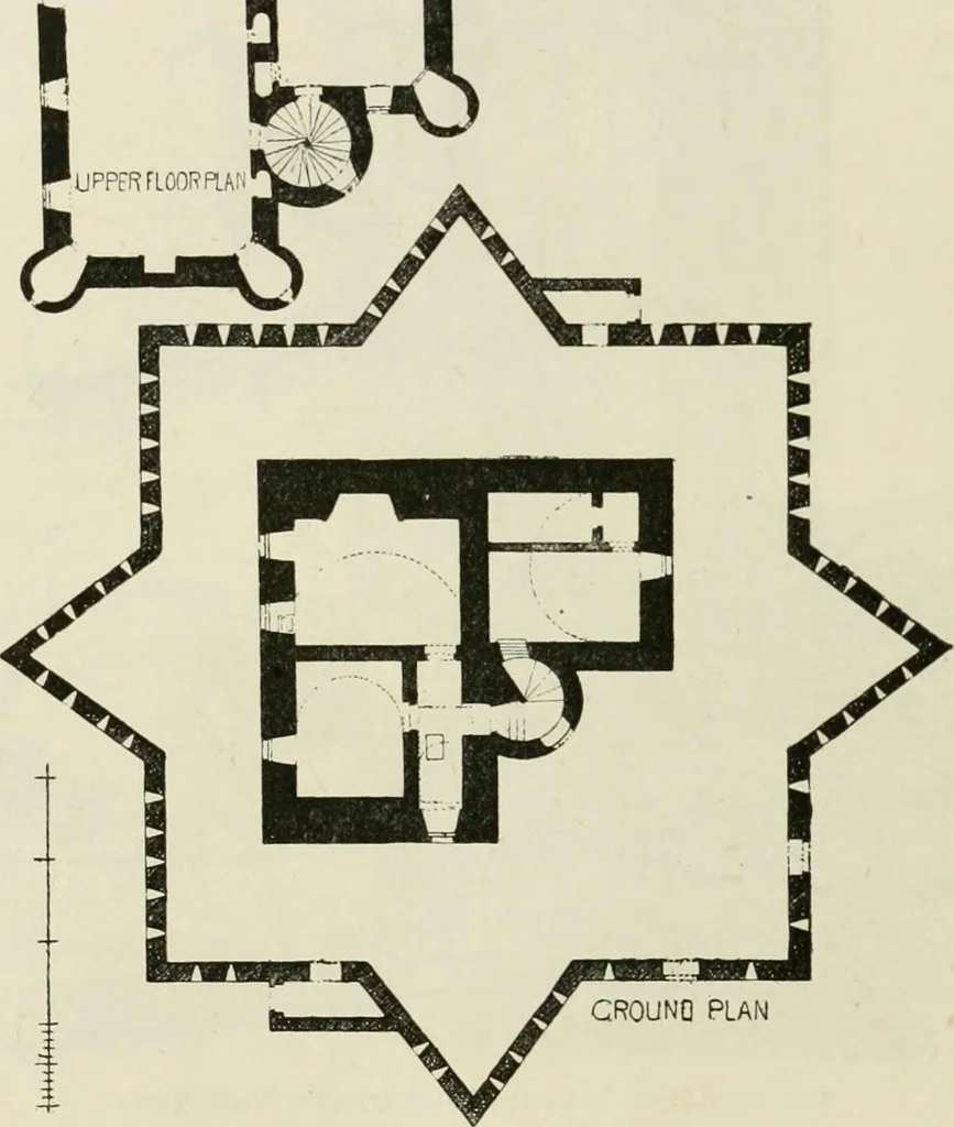 An illustration from The castellated and domestic architecture of Scotland, from the twelfth to the eighteenth century, 1887, leaf 155