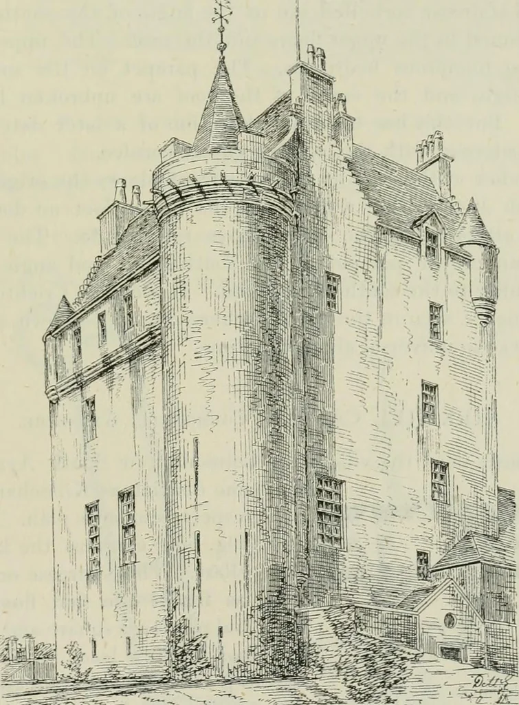 An illustration from The castellated and domestic architecture of Scotland, from the twelfth to the eighteenth century, 1887, leaf 160