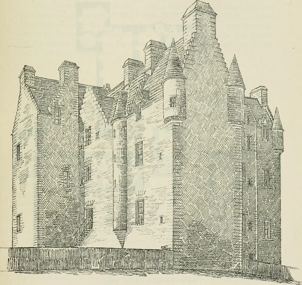 An illustration from The castellated and domestic architecture of Scotland, from the twelfth to the eighteenth century, 1887, leaf 166