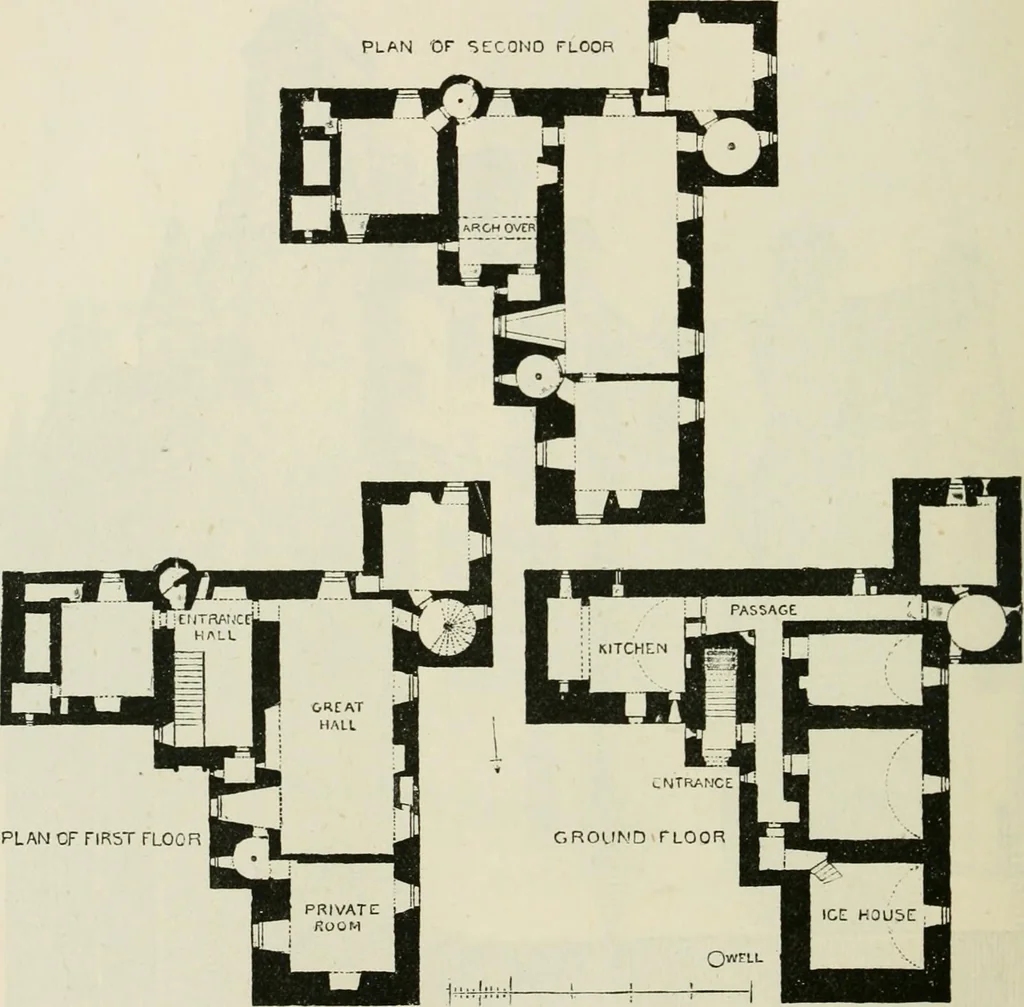 An illustration from The castellated and domestic architecture of Scotland, from the twelfth to the eighteenth century, 1887, leaf 167