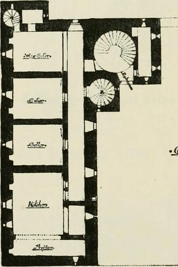 An illustration from The castellated and domestic architecture of Scotland, from the twelfth to the eighteenth century, 1887, leaf 177