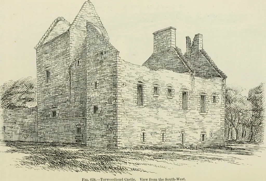 An illustration from The castellated and domestic architecture of Scotland, from the twelfth to the eighteenth century, 1887, leaf 179