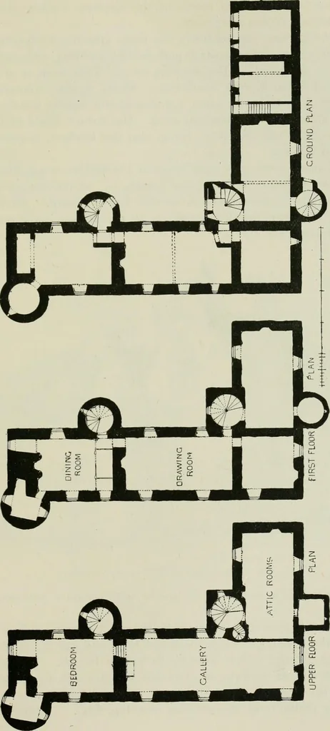 An illustration from The castellated and domestic architecture of Scotland, from the twelfth to the eighteenth century, 1887, leaf 190