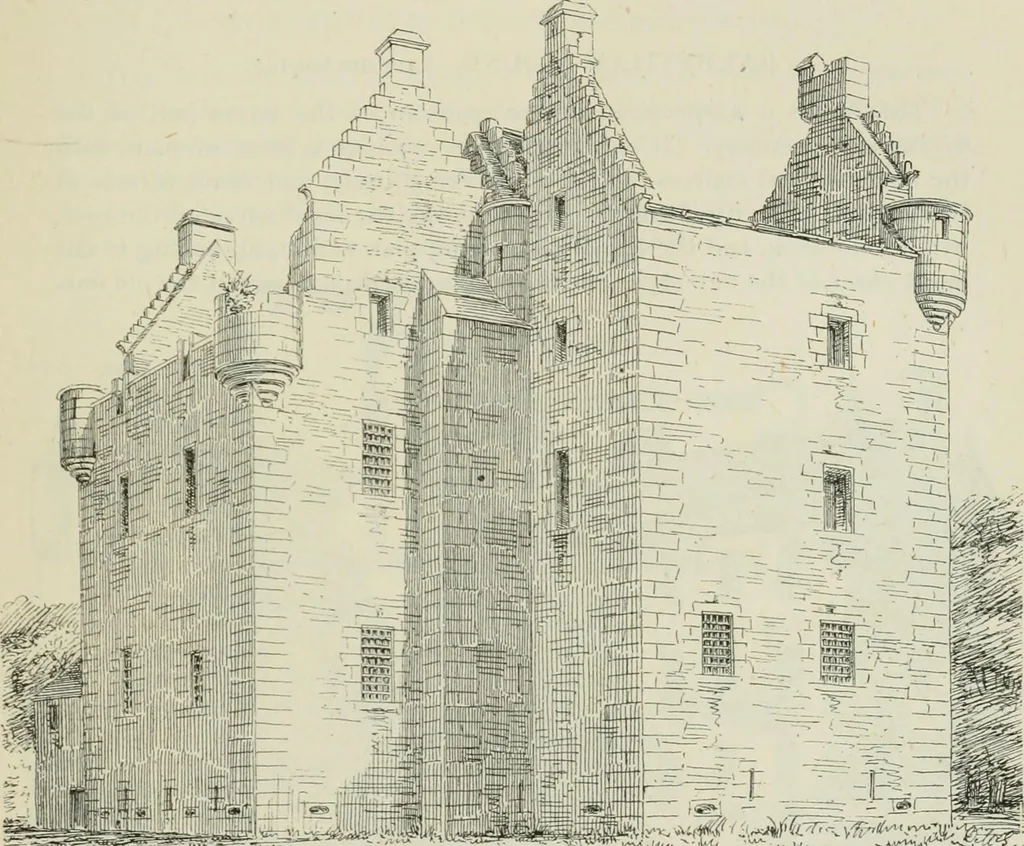 An illustration from The castellated and domestic architecture of Scotland, from the twelfth to the eighteenth century, 1887, leaf 196