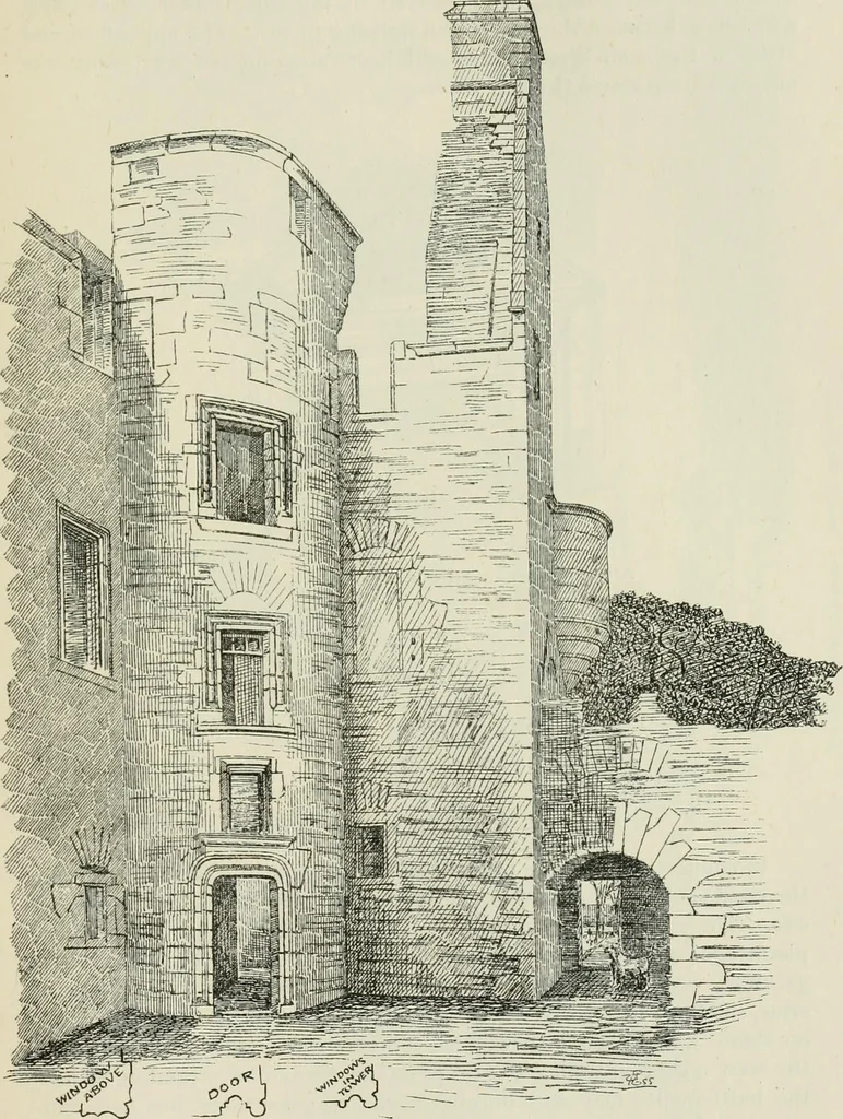 An illustration from The castellated and domestic architecture of Scotland, from the twelfth to the eighteenth century, 1887, leaf 202