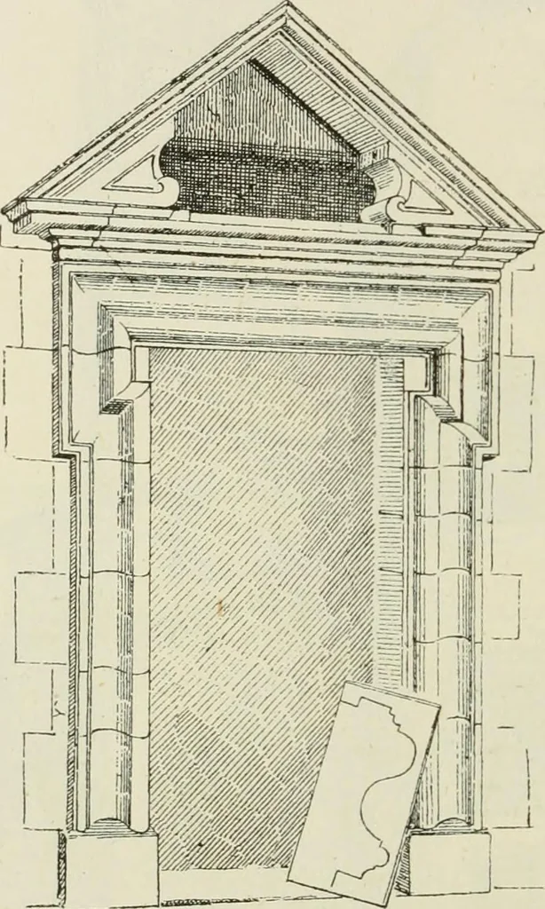 An illustration from The castellated and domestic architecture of Scotland, from the twelfth to the eighteenth century, 1887, leaf 203