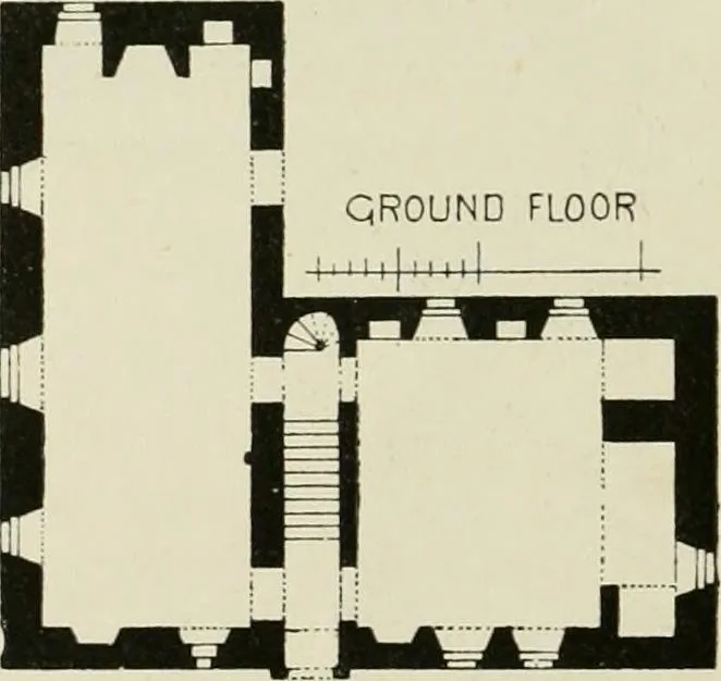 An illustration from The castellated and domestic architecture of Scotland, from the twelfth to the eighteenth century, 1887, leaf 207