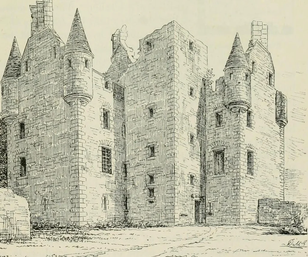 An illustration from The castellated and domestic architecture of Scotland, from the twelfth to the eighteenth century, 1887, leaf 214