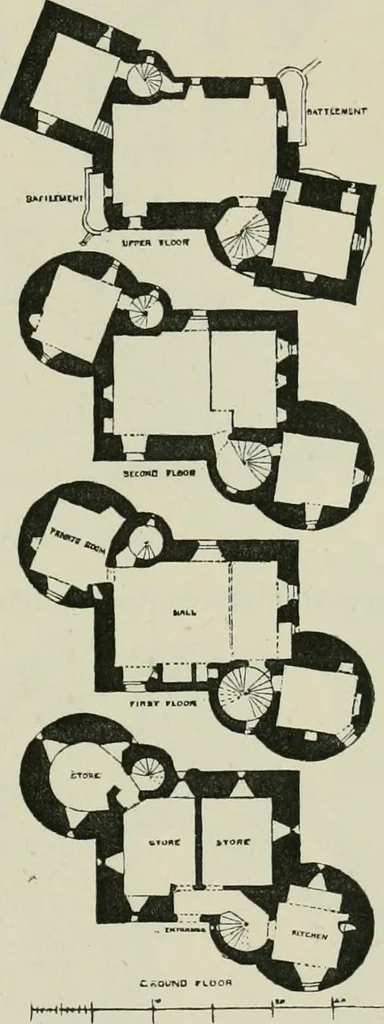 An illustration from The castellated and domestic architecture of Scotland, from the twelfth to the eighteenth century, 1887, leaf 224