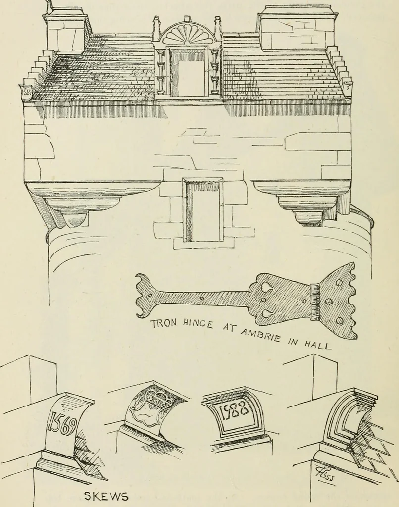 An illustration from The castellated and domestic architecture of Scotland, from the twelfth to the eighteenth century, 1887, leaf 227