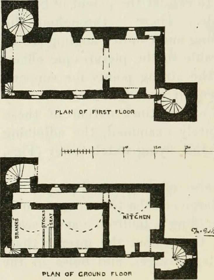 An illustration from The castellated and domestic architecture of Scotland, from the twelfth to the eighteenth century, 1887, leaf 253