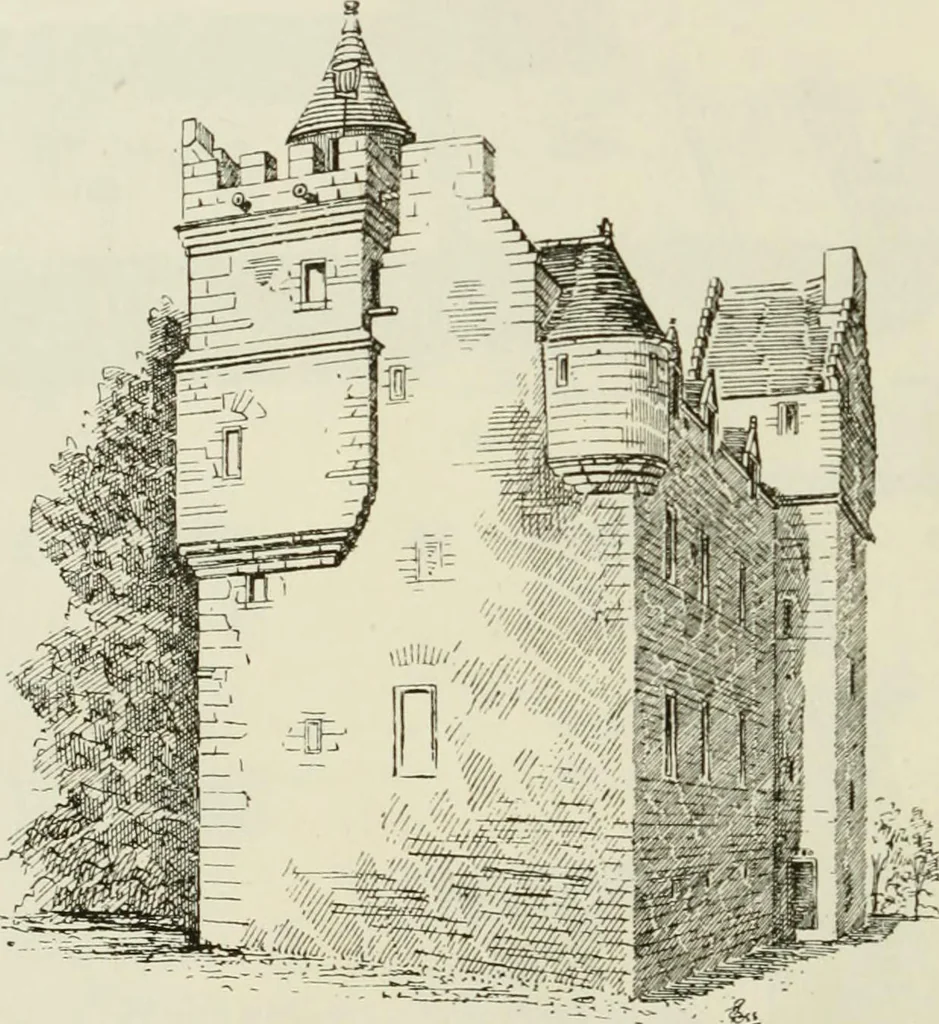 An illustration from The castellated and domestic architecture of Scotland, from the twelfth to the eighteenth century, 1887, leaf 255