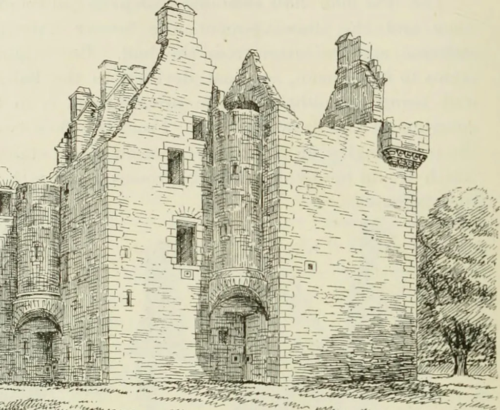 An illustration from The castellated and domestic architecture of Scotland, from the twelfth to the eighteenth century, 1887, leaf 259