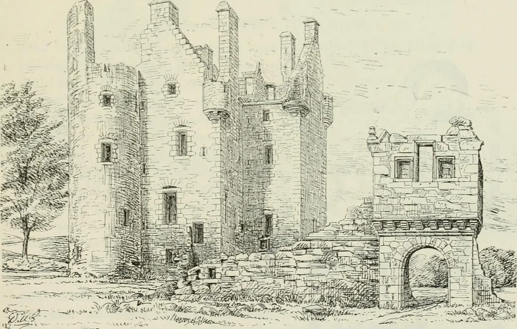 An illustration from The castellated and domestic architecture of Scotland, from the twelfth to the eighteenth century, 1887, leaf 260