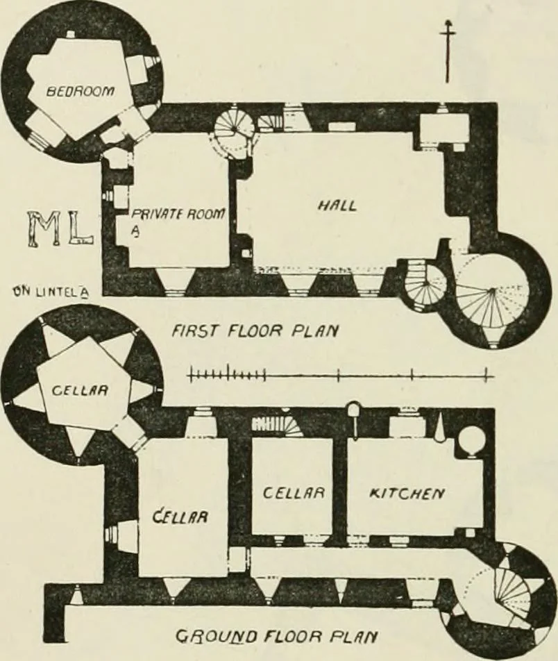 An illustration from The castellated and domestic architecture of Scotland, from the twelfth to the eighteenth century, 1887, leaf 267