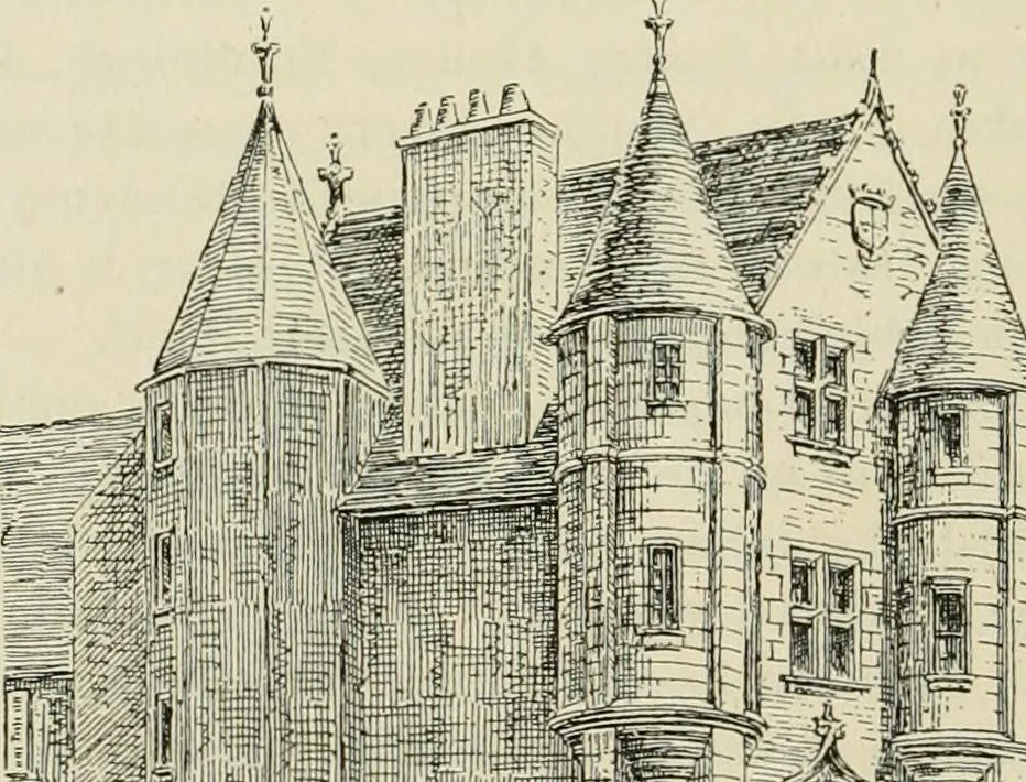 An illustration from The castellated and domestic architecture of Scotland, from the twelfth to the eighteenth century, 1887, leaf 27