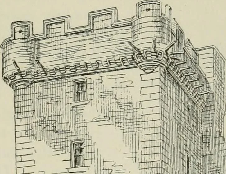An illustration from The castellated and domestic architecture of Scotland, from the twelfth to the eighteenth century, 1887, leaf 278