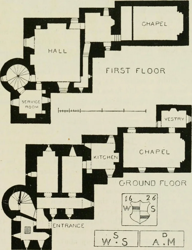 An illustration from The castellated and domestic architecture of Scotland, from the twelfth to the eighteenth century, 1887, leaf 288