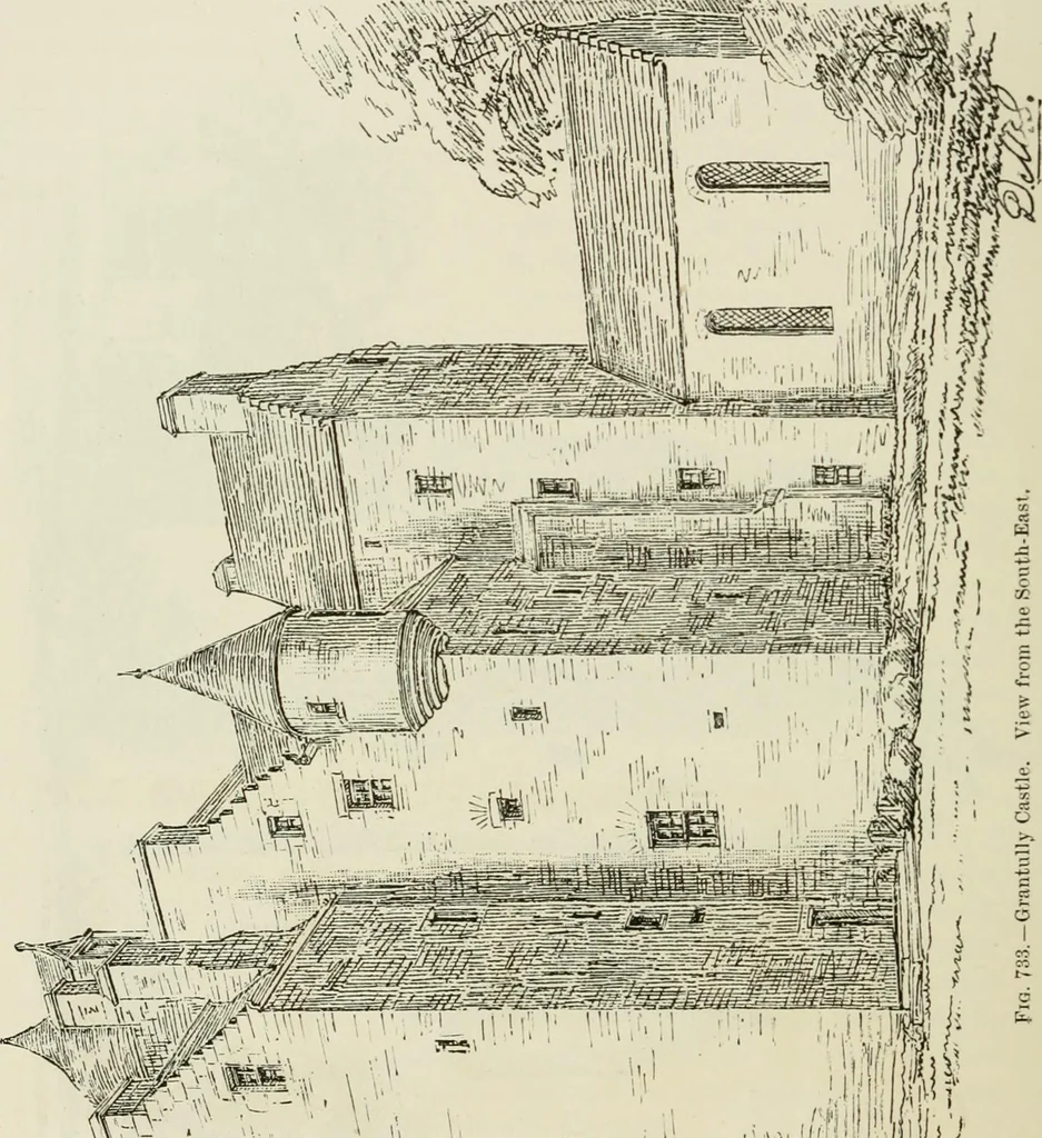 An illustration from The castellated and domestic architecture of Scotland, from the twelfth to the eighteenth century, 1887, leaf 291