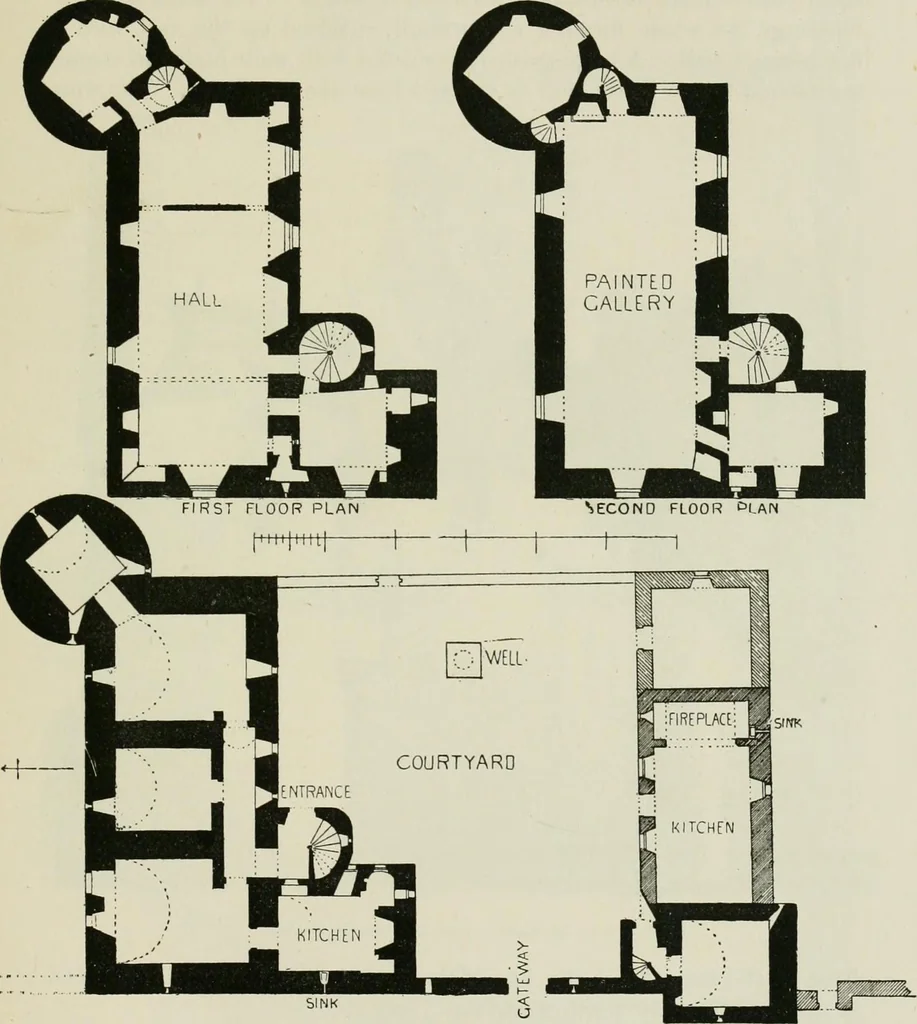 An illustration from The castellated and domestic architecture of Scotland, from the twelfth to the eighteenth century, 1887, leaf 298