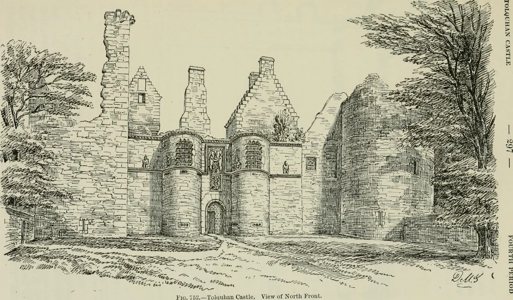 An illustration from The castellated and domestic architecture of Scotland, from the twelfth to the eighteenth century, 1887, leaf 312