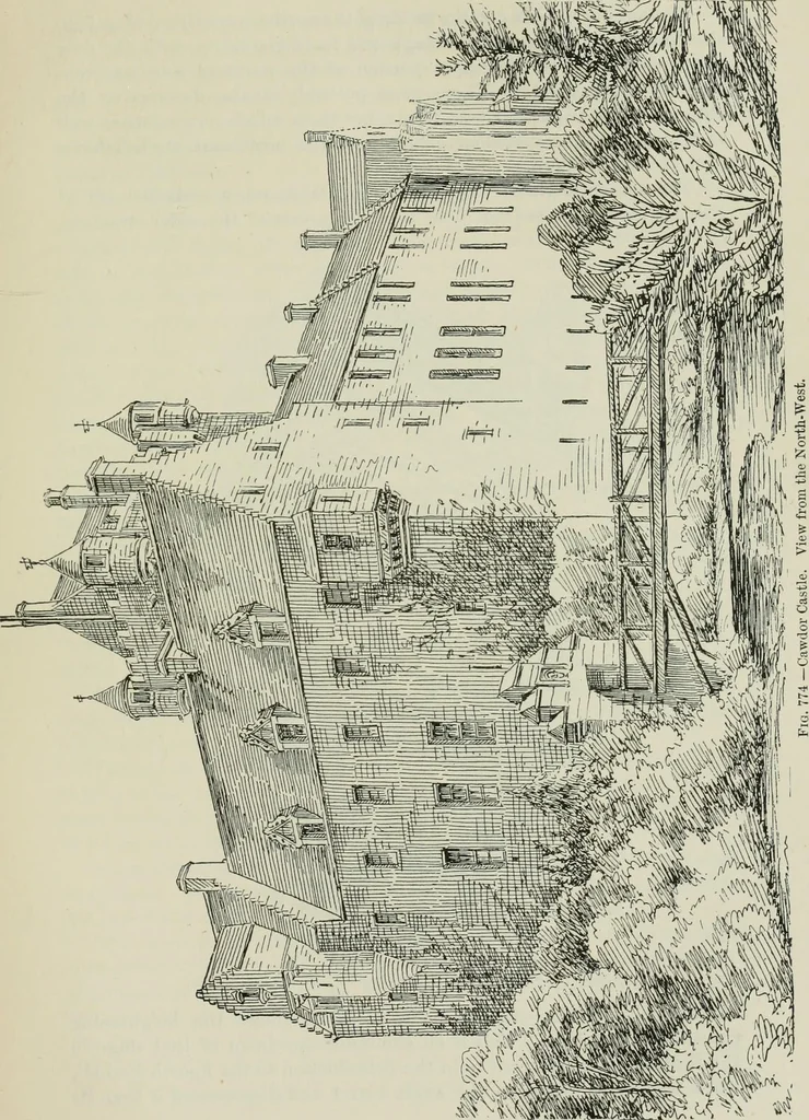 An illustration from The castellated and domestic architecture of Scotland, from the twelfth to the eighteenth century, 1887, leaf 336