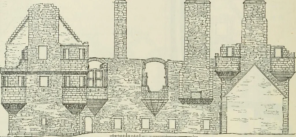 An illustration from The castellated and domestic architecture of Scotland, from the twelfth to the eighteenth century, 1887, leaf 355