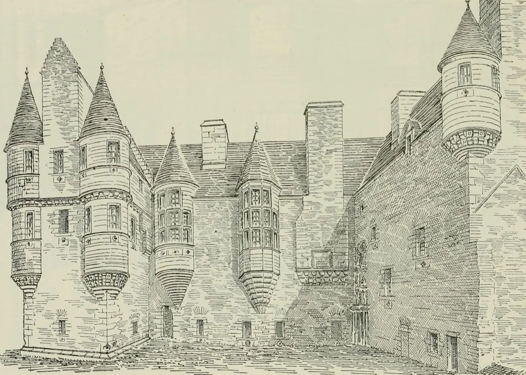 An illustration from The castellated and domestic architecture of Scotland, from the twelfth to the eighteenth century, 1887, leaf 356