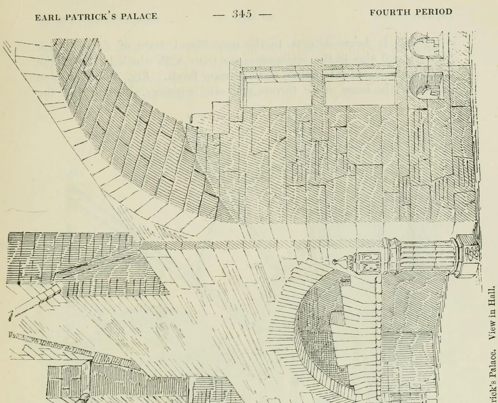 An illustration from The castellated and domestic architecture of Scotland, from the twelfth to the eighteenth century, 1887, leaf 360