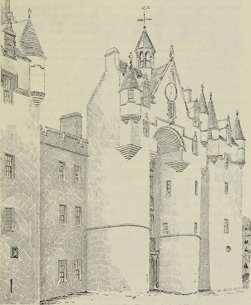 An illustration from The castellated and domestic architecture of Scotland, from the twelfth to the eighteenth century, 1887, leaf 364