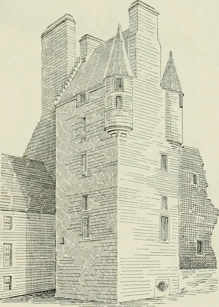 An illustration from The castellated and domestic architecture of Scotland, from the twelfth to the eighteenth century, 1887, leaf 372