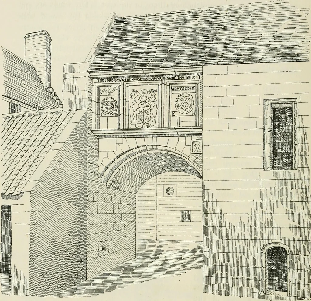 An illustration from The castellated and domestic architecture of Scotland, from the twelfth to the eighteenth century, 1887, leaf 373
