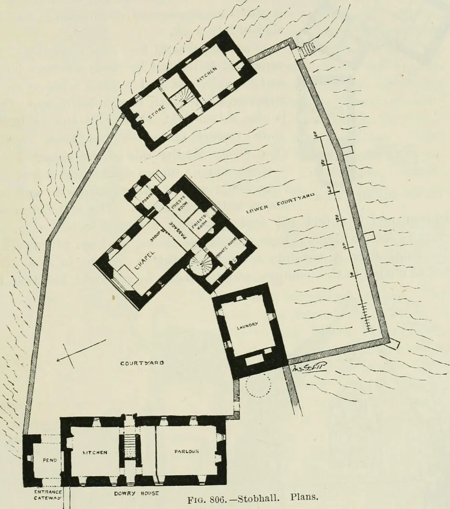 An illustration from The castellated and domestic architecture of Scotland, from the twelfth to the eighteenth century, 1887, leaf 374