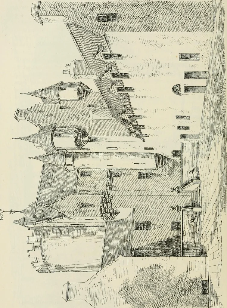 An illustration from The castellated and domestic architecture of Scotland, from the twelfth to the eighteenth century, 1887, leaf 389