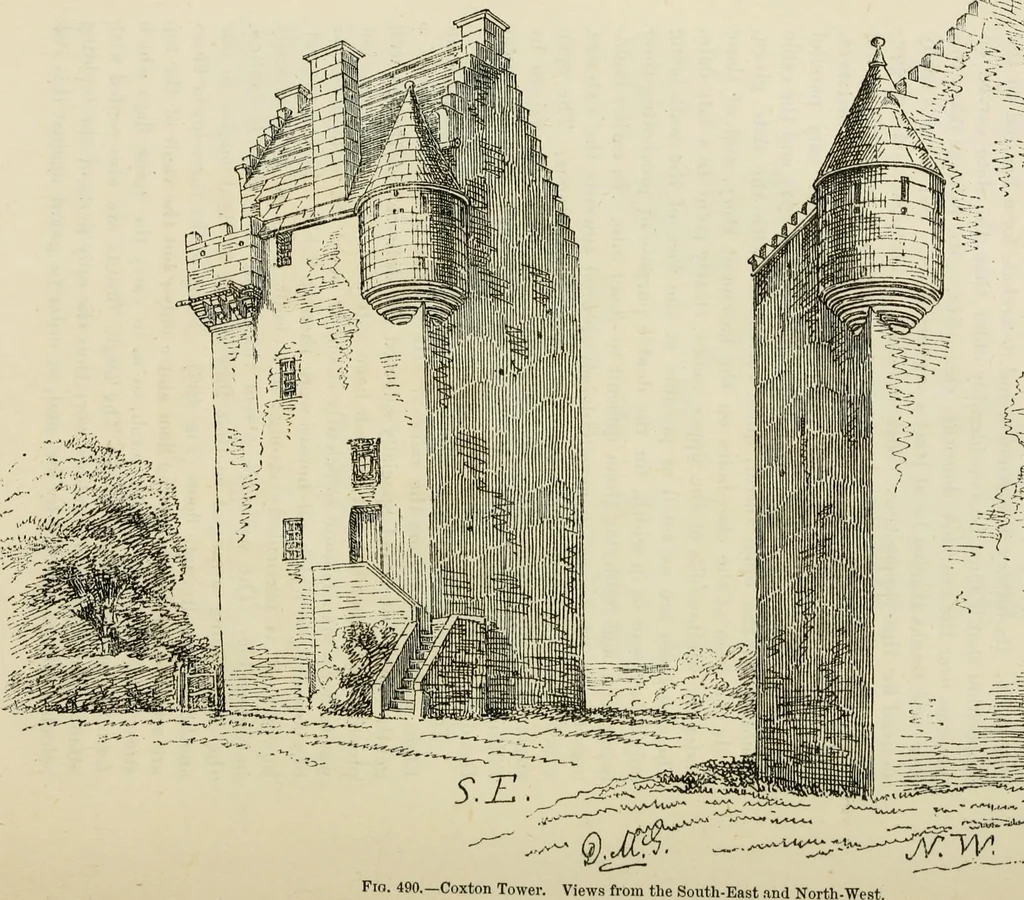 An illustration from The castellated and domestic architecture of Scotland, from the twelfth to the eighteenth century, 1887, leaf 39