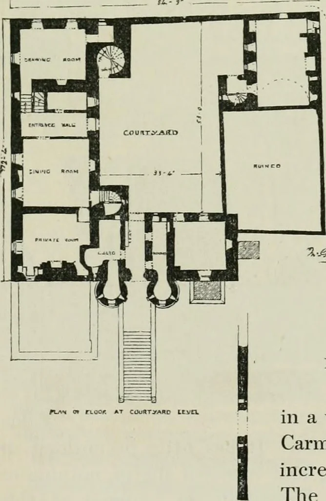An illustration from The castellated and domestic architecture of Scotland, from the twelfth to the eighteenth century, 1887, leaf 390