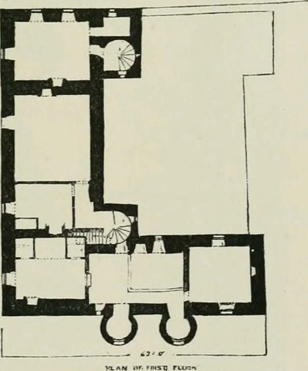 An illustration from The castellated and domestic architecture of Scotland, from the twelfth to the eighteenth century, 1887, leaf 390