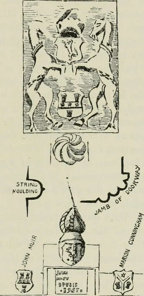 An illustration from The castellated and domestic architecture of Scotland, from the twelfth to the eighteenth century, 1887, leaf 400