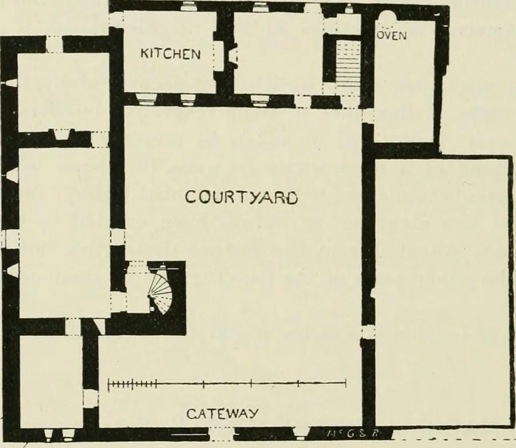 An illustration from The castellated and domestic architecture of Scotland, from the twelfth to the eighteenth century, 1887, leaf 405