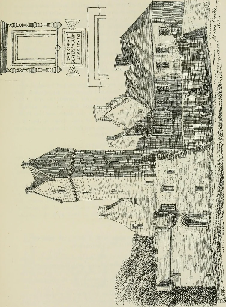 An illustration from The castellated and domestic architecture of Scotland, from the twelfth to the eighteenth century, 1887, leaf 406